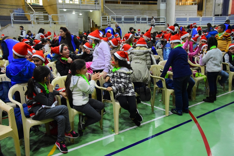 Saint Vincent de paul celebrating Christmas at Jesus & Mary school